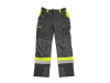 Spodnie XTM SoftShell Ocieplane Odblaskowe Czarno-Żółte