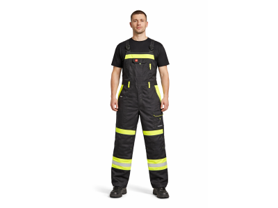 Ogrodniczki VIS XTM Classic odblaskowee Czarno-Żółte