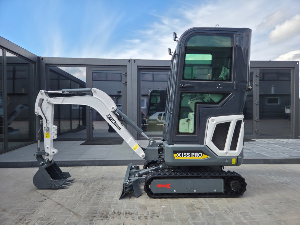 Minikoparka gąsienicowa z kabiną X15S Pro | Sklep XTMGroup.pl