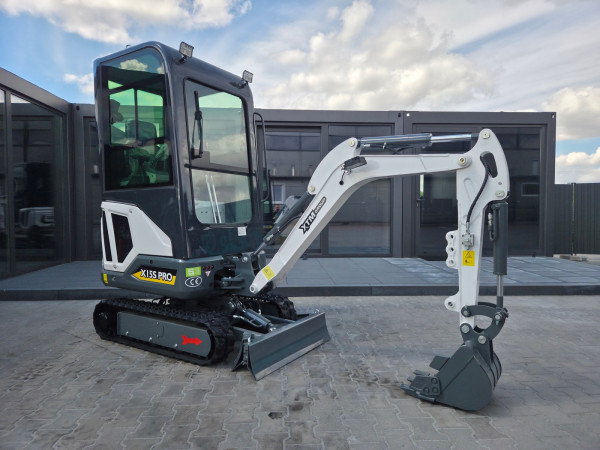 Minikoparka gąsienicowa z kabiną X15S Pro | Sklep XTMGroup.pl