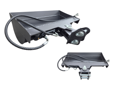 Łyżka skarpowa hydrauliczna 80cm skrętna do mini koparki XTM SWORZEŃ 25mm