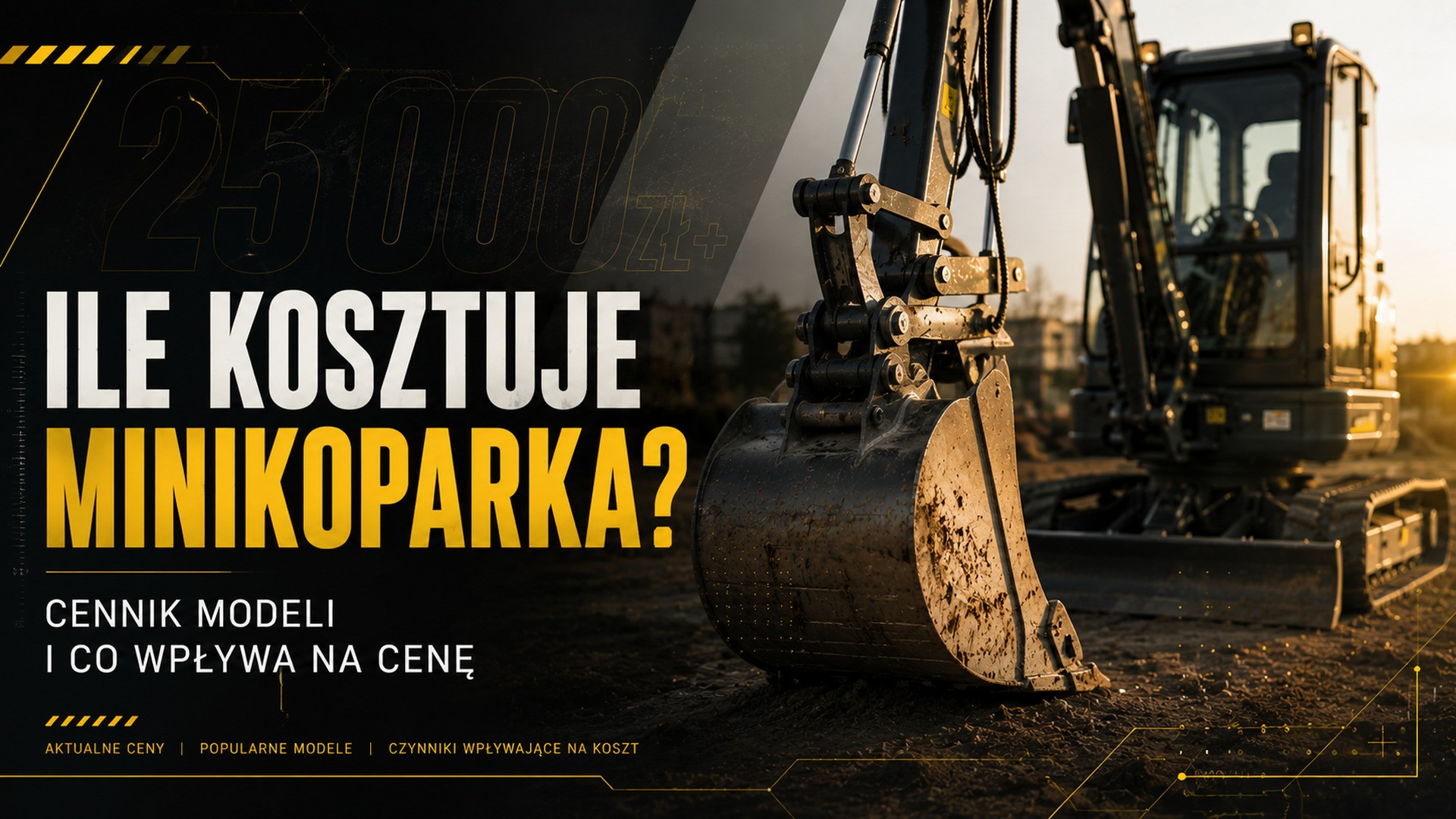 Ile kosztuje minikoparka? Cennik modeli XTM 2026