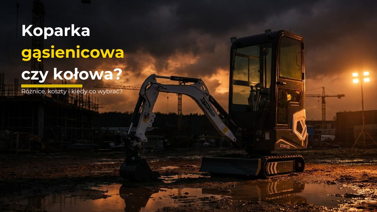 Koparka gąsienicowa czy kołowa — czym się różnią i kiedy wybrać dany typ?
